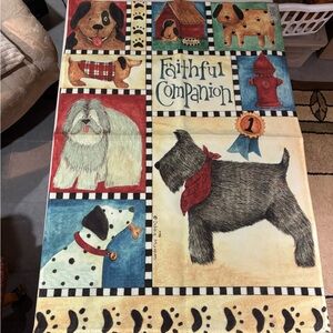 Faithful Companion Dog-Themed Yard Flag